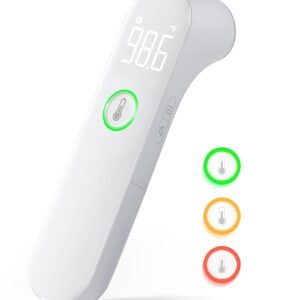 Thermometer for Adults and Kids, Fast Accurate Baby Thermometer, FSA HSA Eligible, Fever Alarm & Mute Mode, Baby Essentials - Lifetime Support